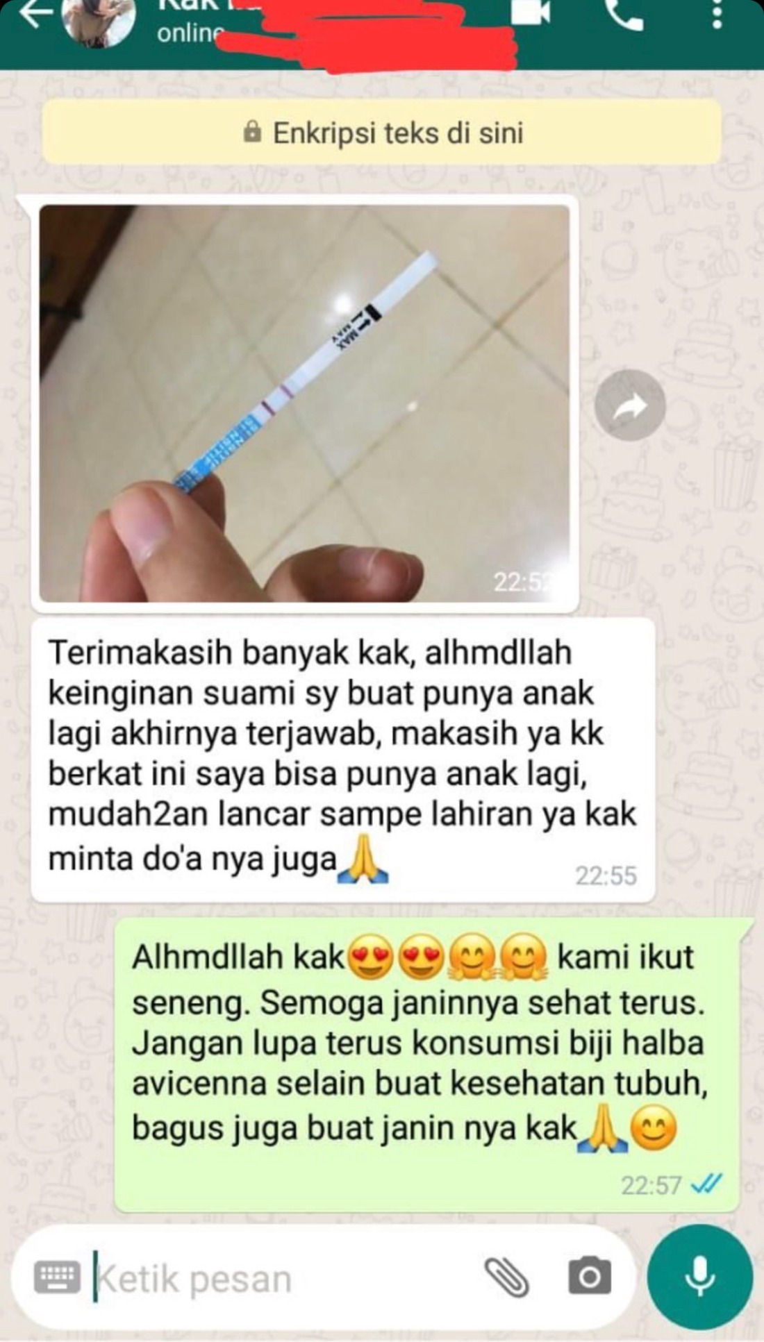 Screenshot testimoni Halba Avicenna Health